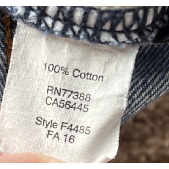 J Crew Womens Jeans 27 Blue Distressed Mid Rise Skinny Denim Bottom - Picture 7 of 8